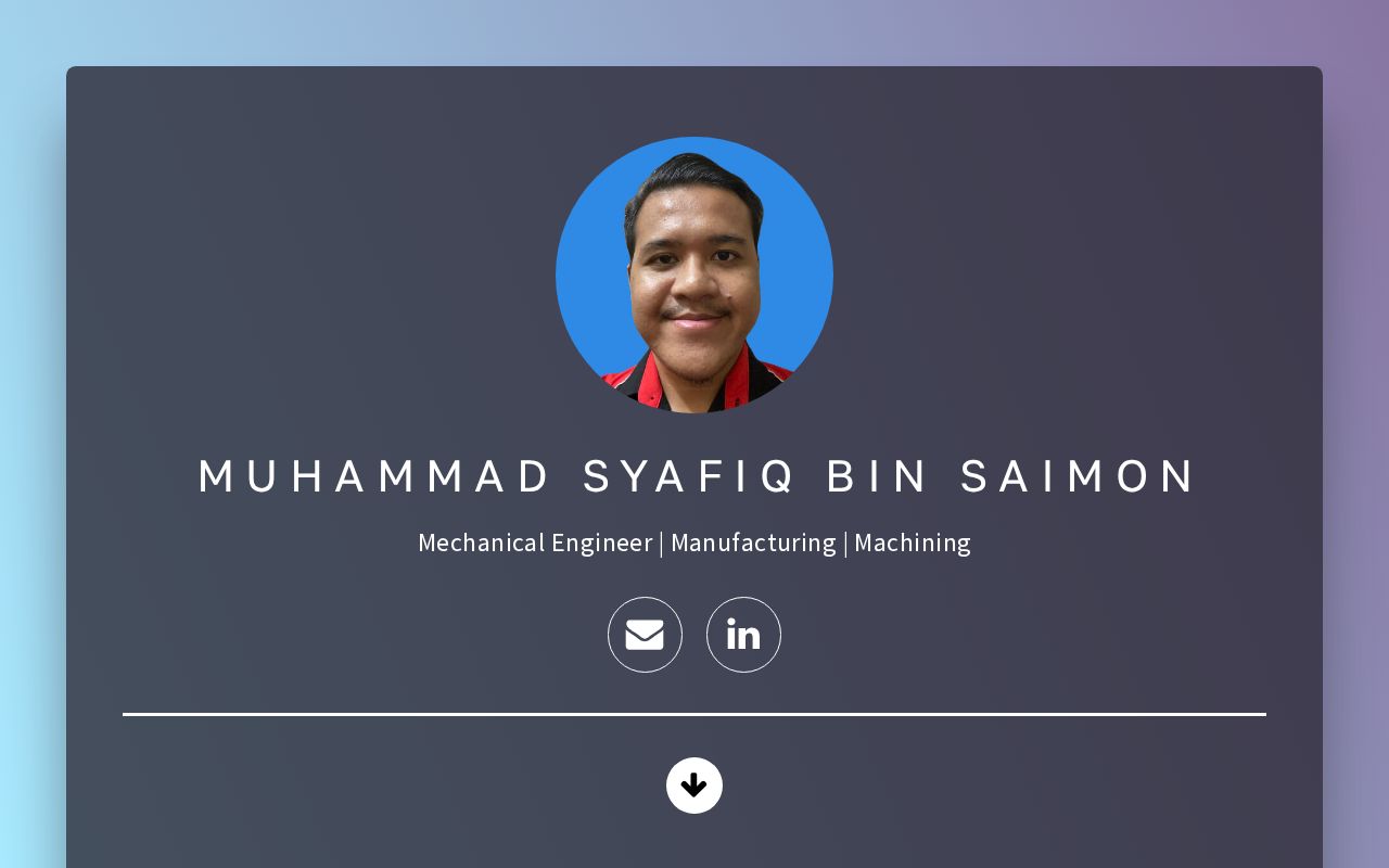 Carrd profile picture for @syafiq